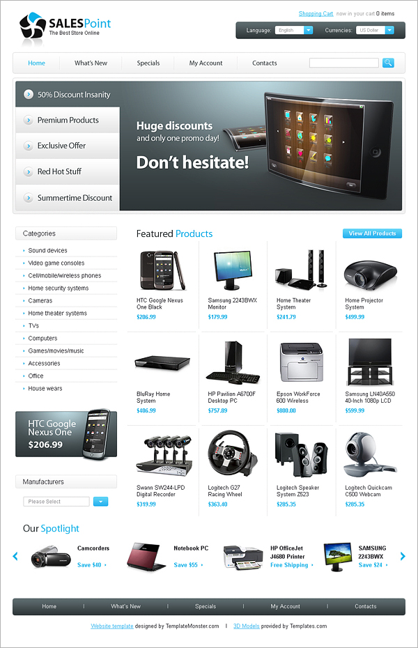 eagle-x-webs-7-free-online-stores-templates