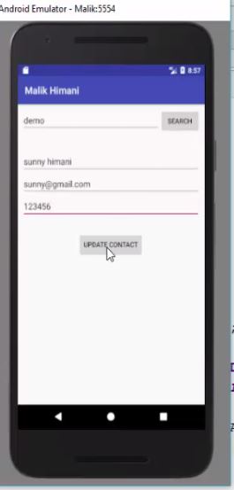 Insert, View, Search, Delete & Update Data in SQLite Database (Android