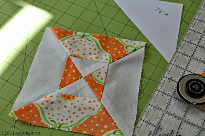 Double Hourglass Quilt Square