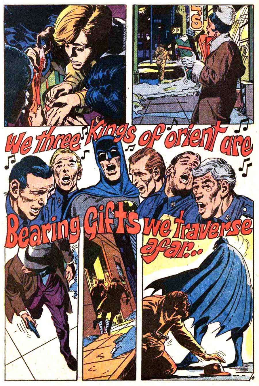 Batman #219 bronze age 1970s dc comic book page art by Neal Adams