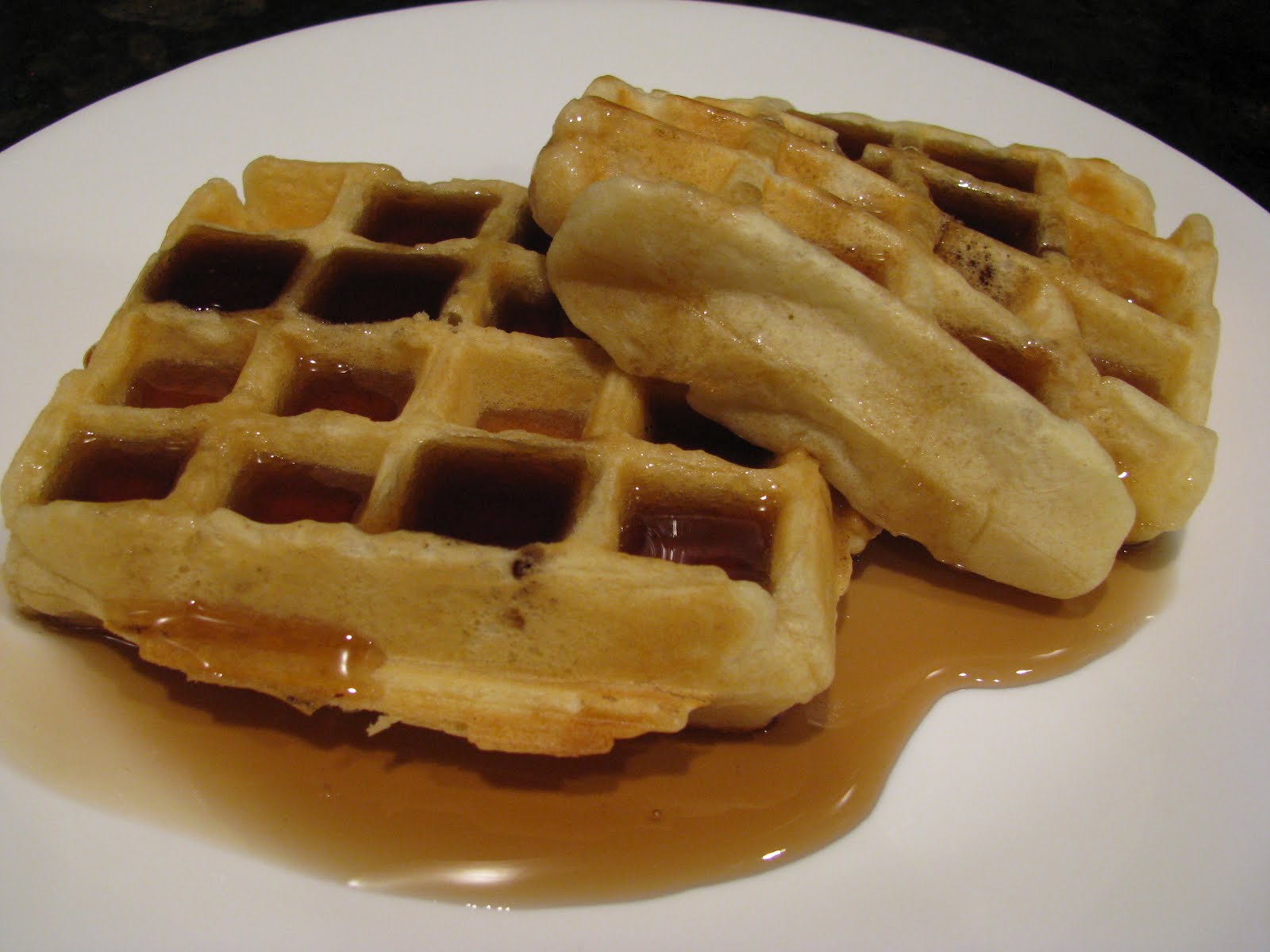 A Wee Bit Of Baking Easy Waffles and Maple Syrup