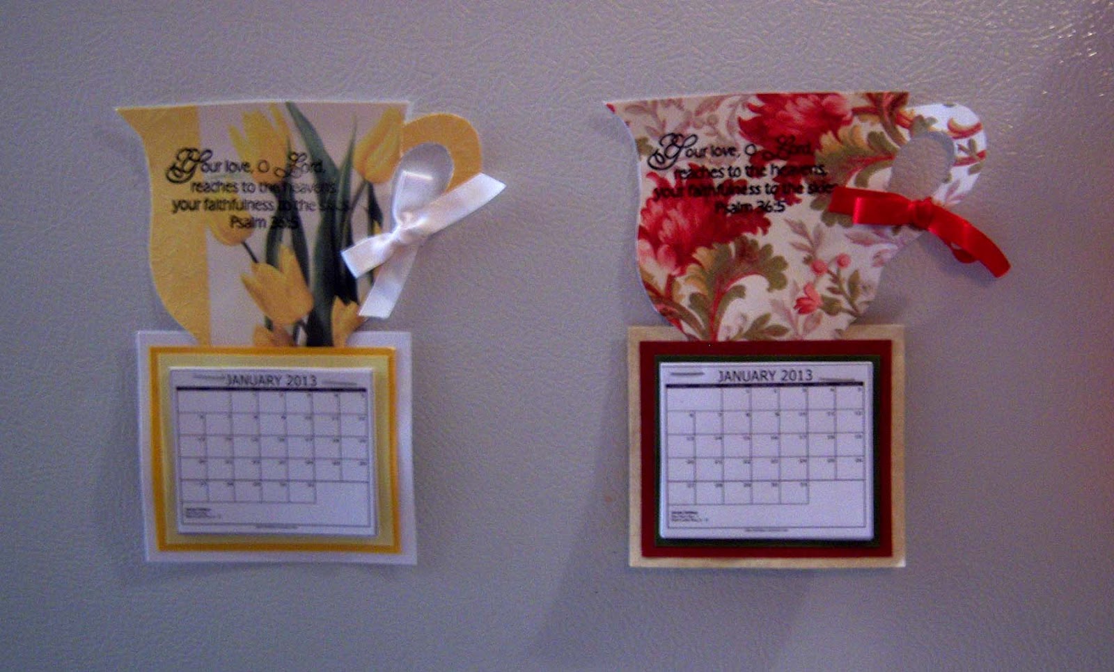 Shoregirl's Creations: Teacup Calendars