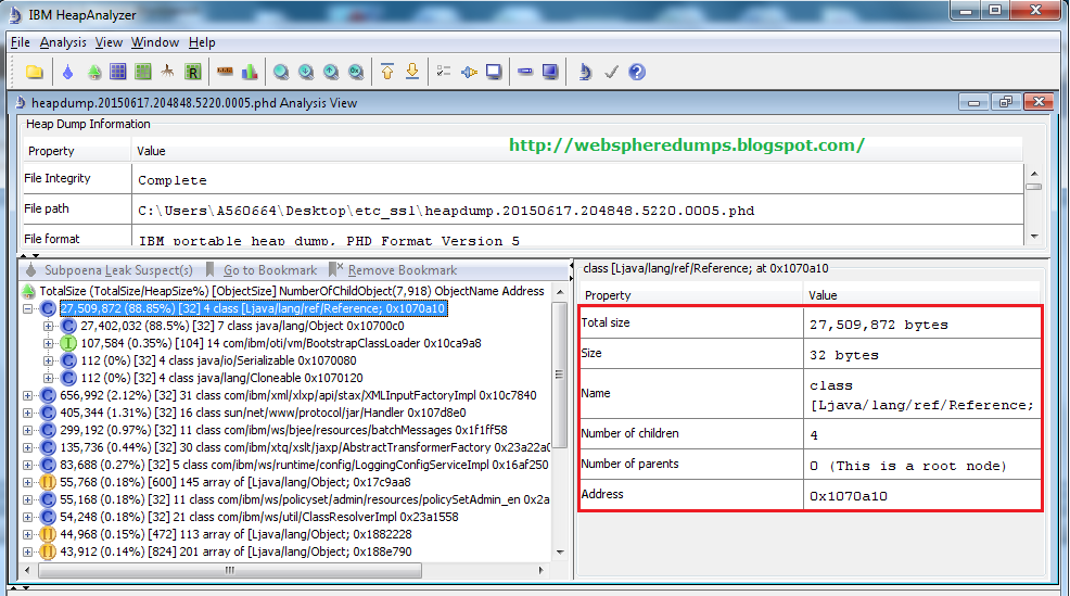 Middleware TechNotes Tech Mechanica Analyzing Java Heap with IBM