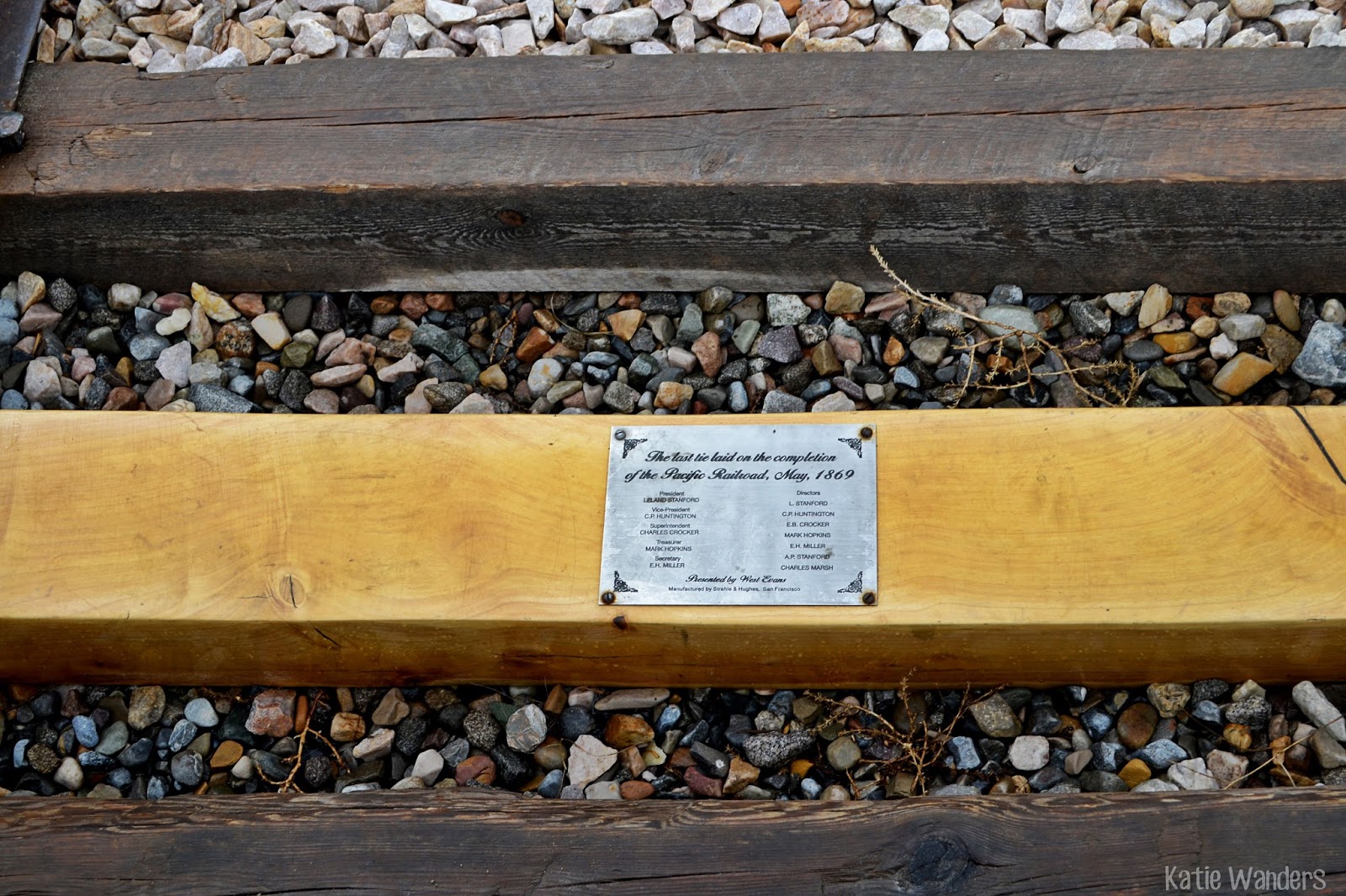 Katie Wanders Golden Spike National Historic Site. Promontory Summit