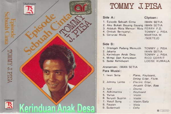 Download Lagu Tommy J Pisa Kerinduan Anak Desa Mp3 Gratis Dion Musik