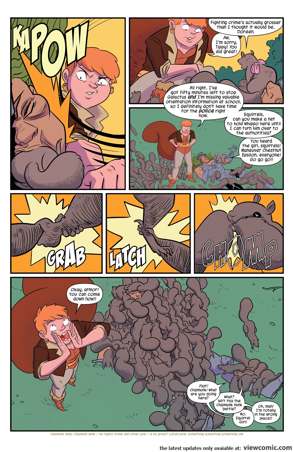 The Unbeatable Squirrel Girl Issue 1 The Unbeatable Squirrel Girl Issue 2 T...