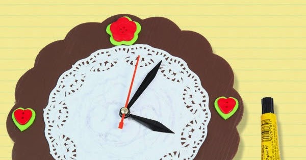 24 Cara Membuat Kerajinan Jam Dinding Dari Kertas Karton Kerajinan Istimewa