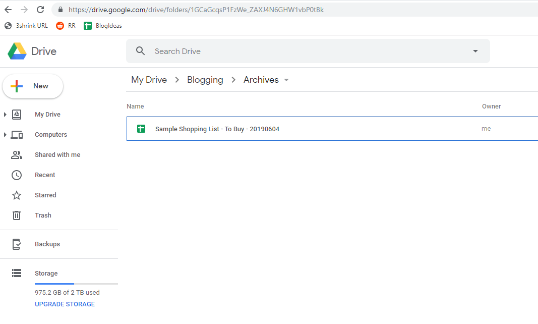 Ben's Journal One Click Spreadsheet Archiving Google App Script For