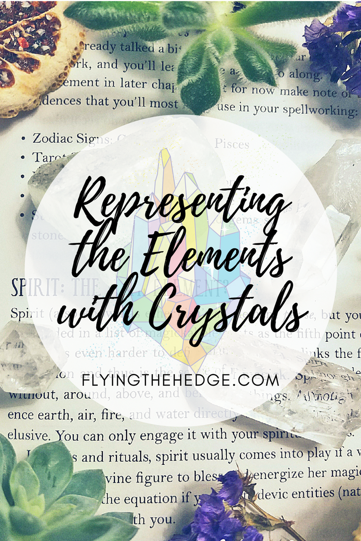 Flying the Hedge Representing the Elements with Crystals