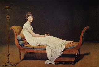 Madame Récamier by Jacques-Louis David, 1800