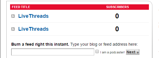 FeedBurner Email Subscription Form For Blogger