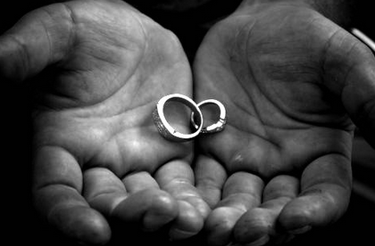 Wedding rings symbol of unity