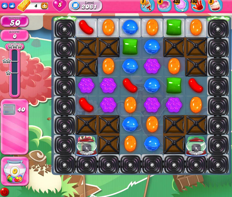 Candy Crush Saga level 2061 Candy Crush Saga level 2061