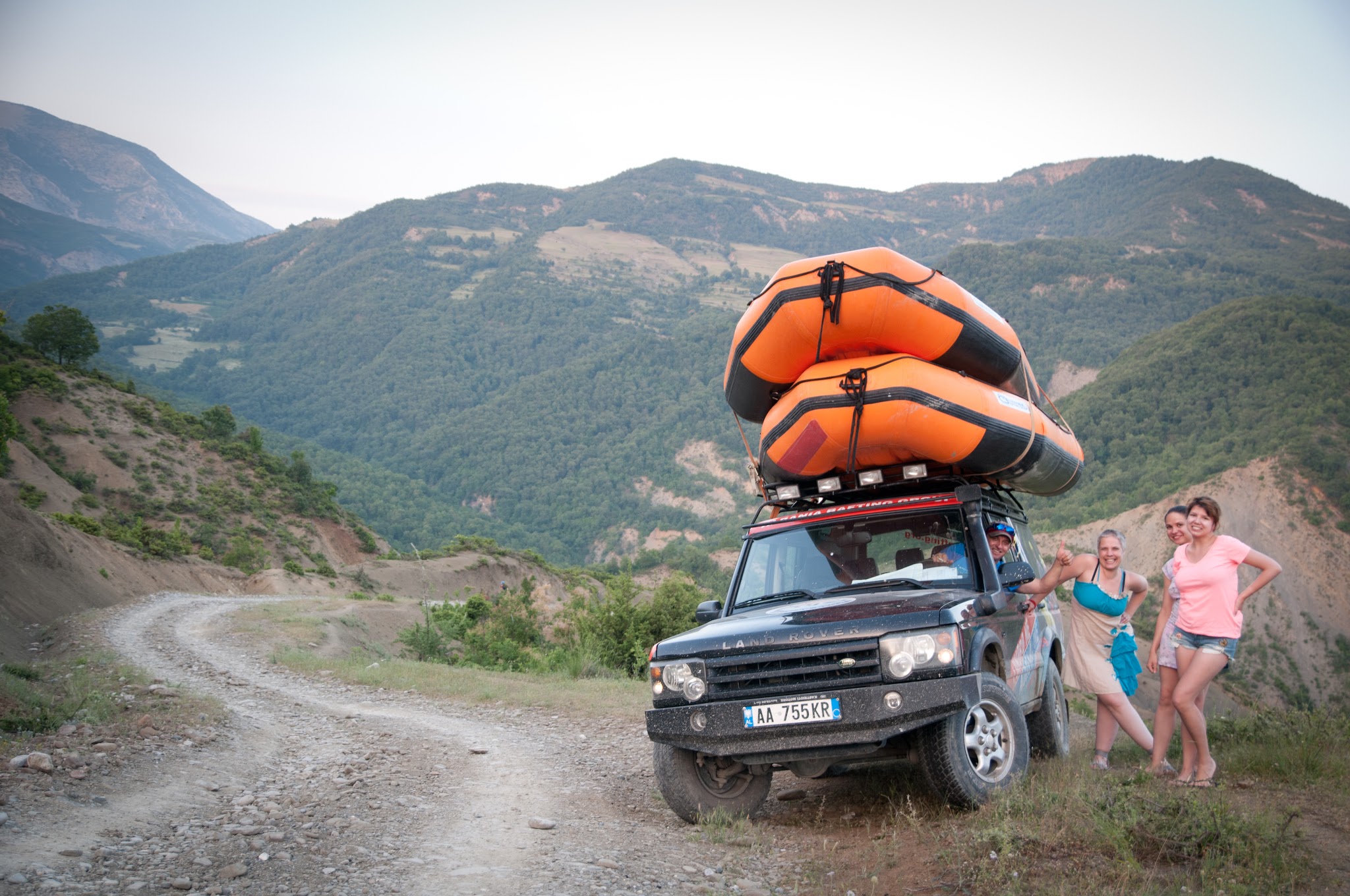 Post-rafting on Osumi, in the Albanian mountains