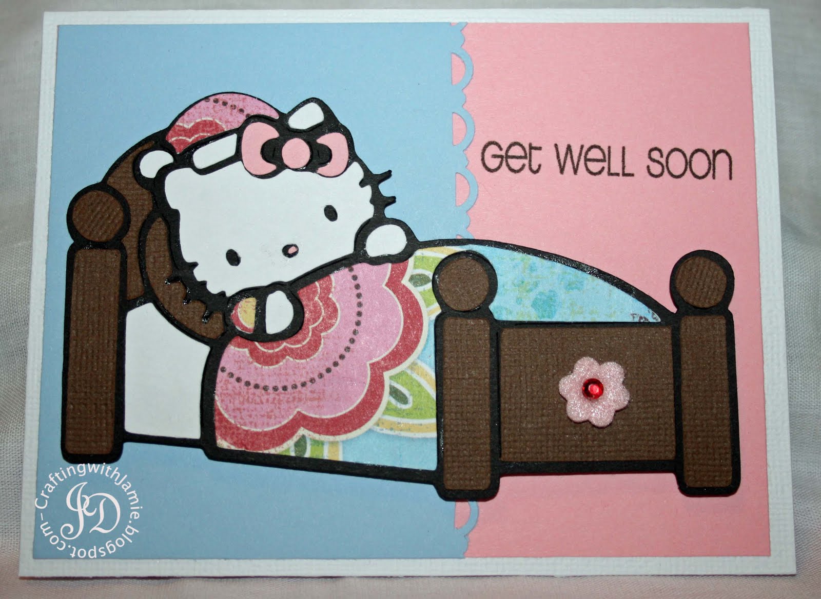 Crafting with Jamie Hello Kitty Get Well