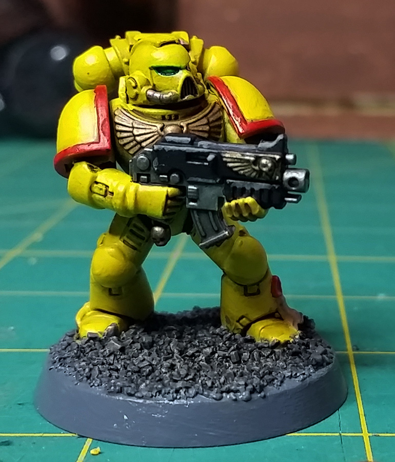 Warhammer 40k Refit Imperial Fists Paint Scheme 1