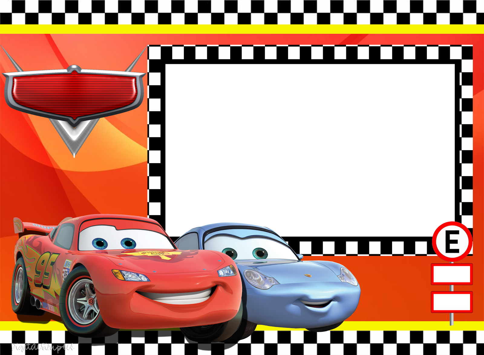 Cars Party Invitations Free Printable
