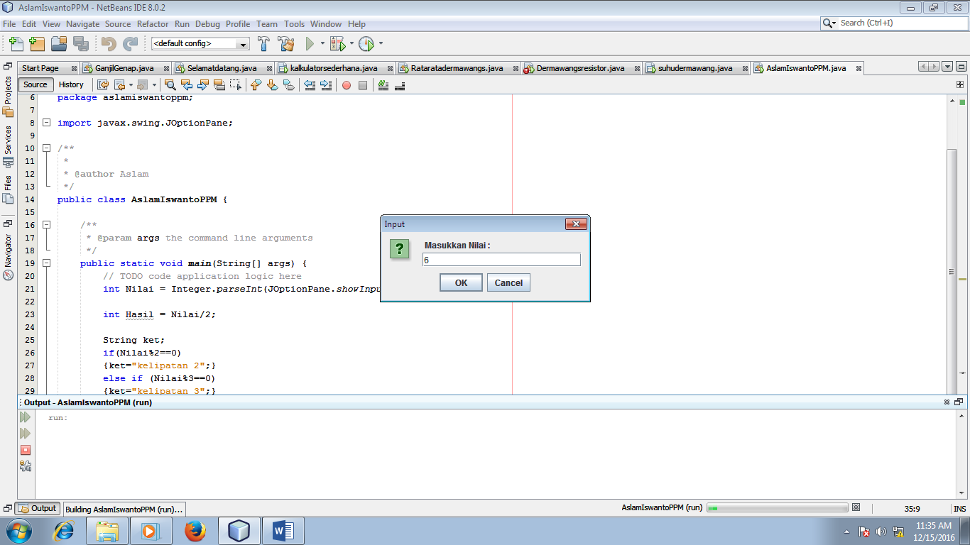 PRAKTEK DASAR KOMPUTER: PEMBUATAN PROGRAM KELIPATAN 2 DAN 3 MENGGUNAKAN ...