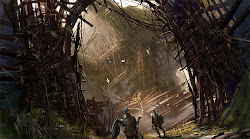abandoned concept wars construction ogre fantasy levi hopkins guild sci fi digital artist building buildng coolvibe