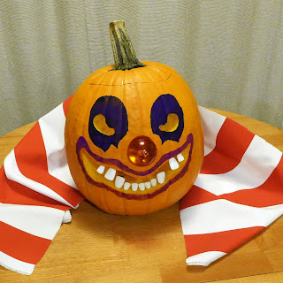 Haunted Eve's Halloween Blog: Clown Jack-O'-Lantern