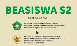 Beasiswa Penuh S2 UGM Kerjasama Diktis Kemenag dan CRCS Beasiswa Penuh S2 UGM Kerjasama Diktis Kemenag dan CRCS