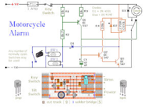 Super Circuit Diagram: Motorcycle Alarm Circuit Diagram