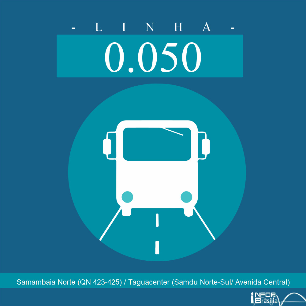 0.050  Samambaia Norte (QN 423425)/Taguacenter(SAMDU N/S  Av. Central)