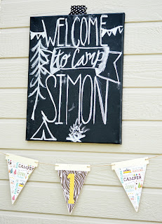 Camping Theme Party Ideas by Orchard Girls Blog