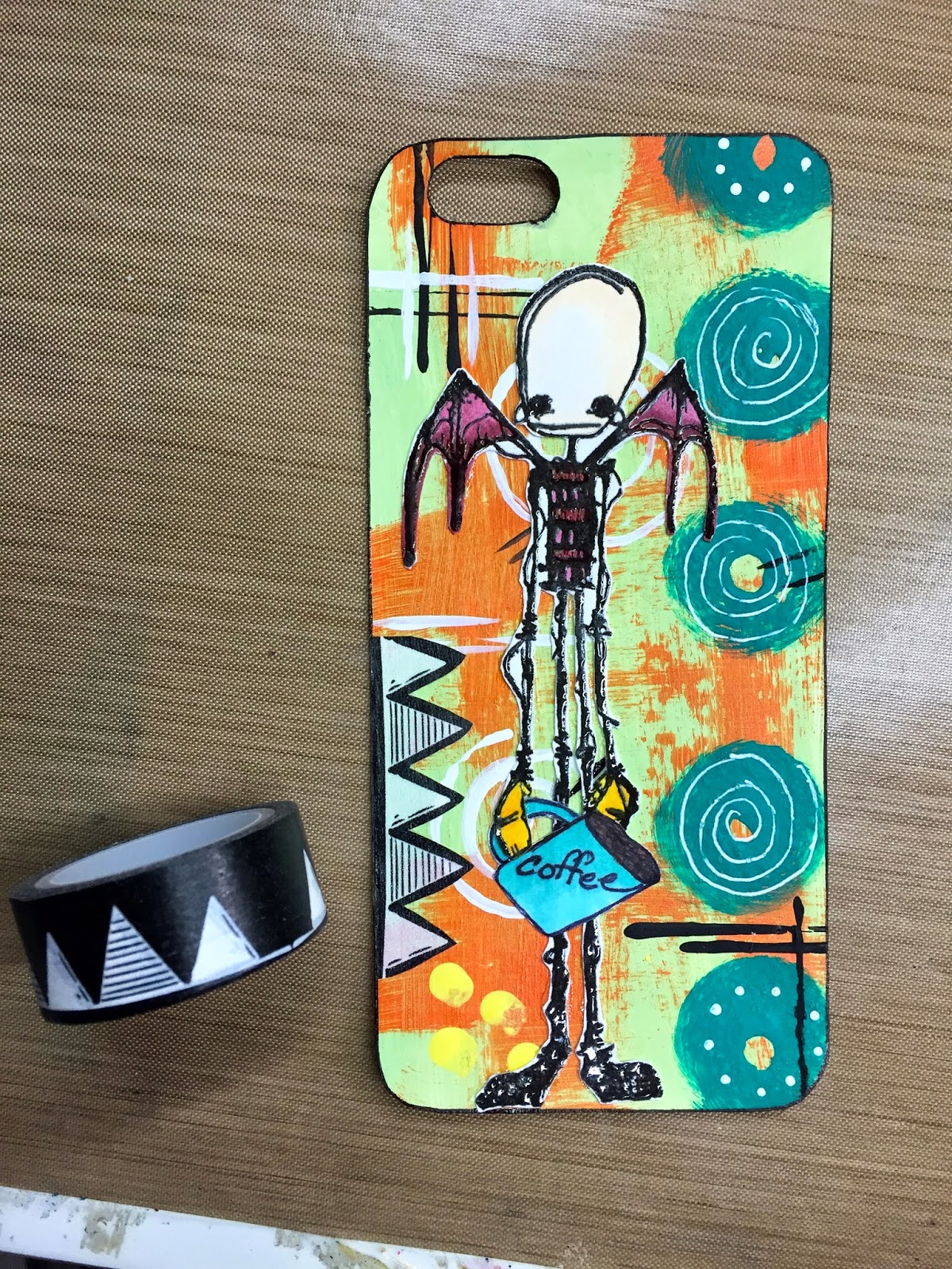 Claudine's Art Corner Cell Phone Case Tutorial