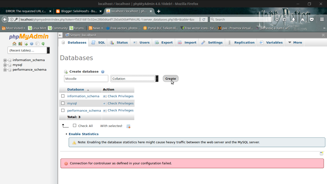 Localhost info