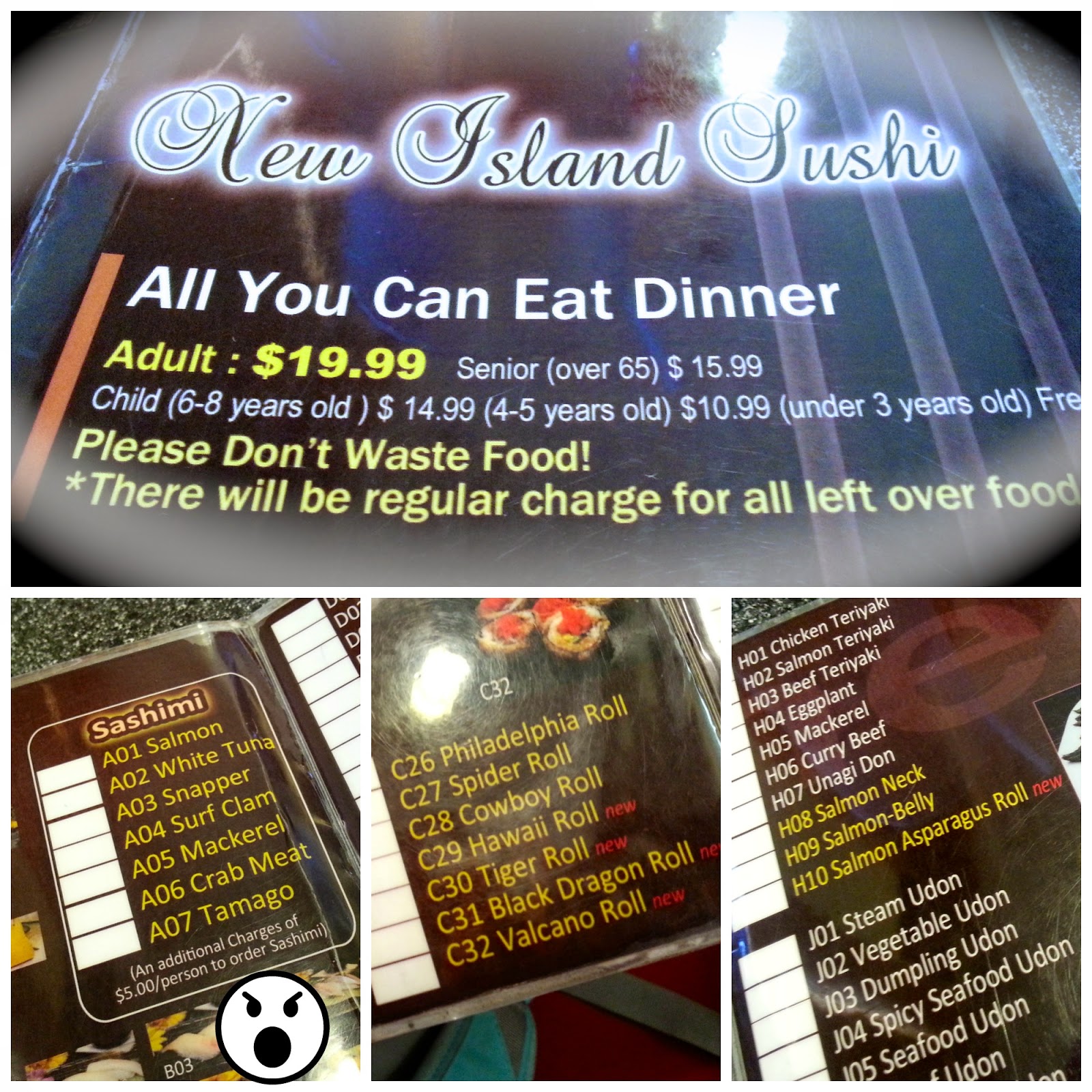 freakZspeaks (Revisit) Dinner Japbuffet New Island Sushi, Saskatoon, SK