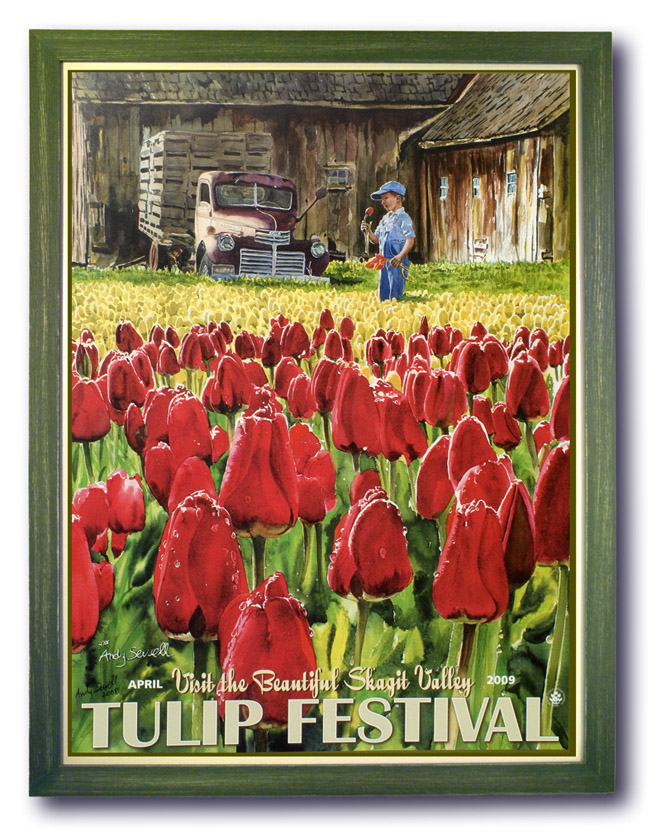 The Fine Art of Andy Sewell "Almost Tulip Time"