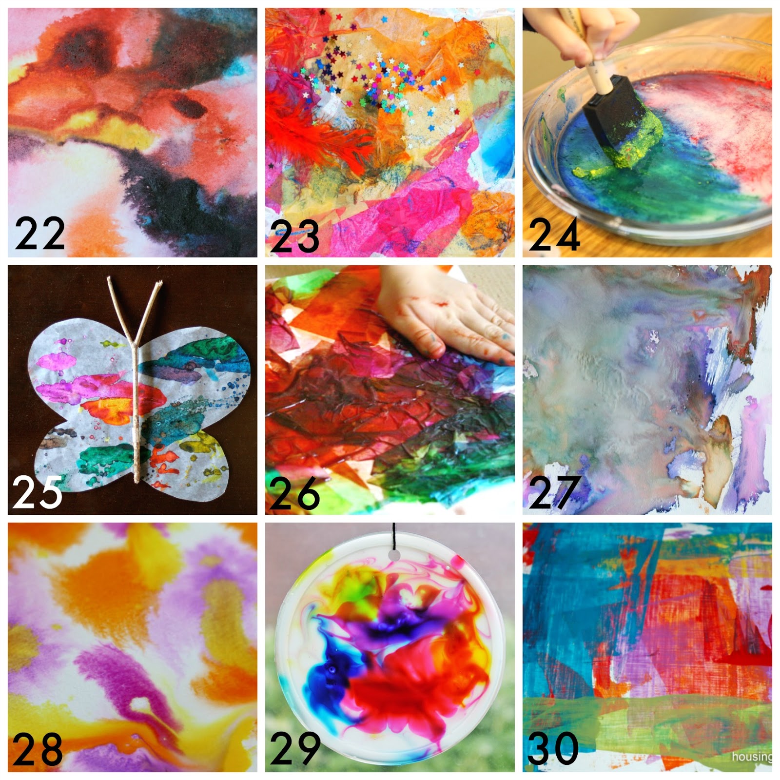 50 Easy Process Art Activities For Kids