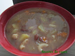 Sopa de feijão com legumes