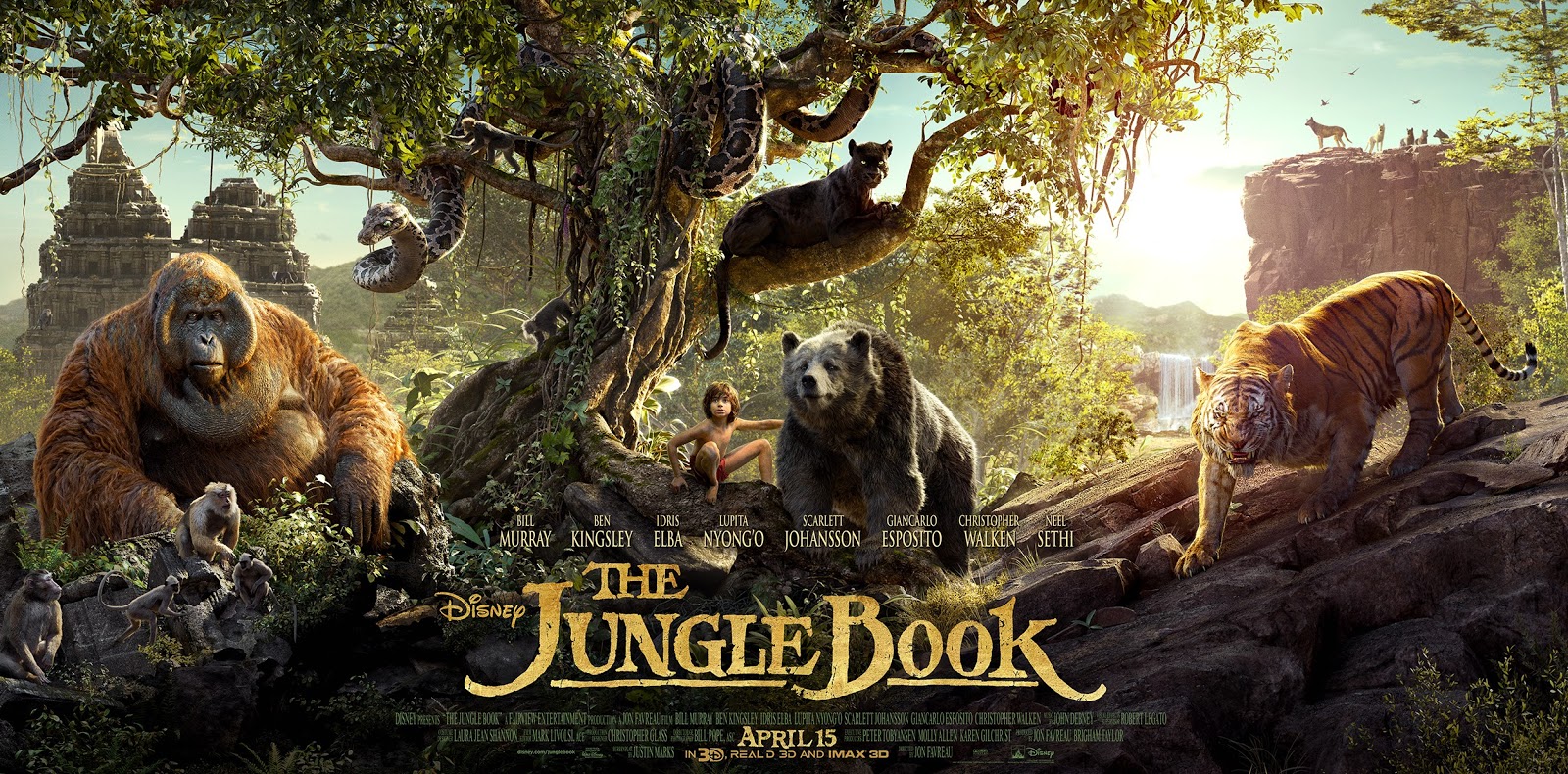 pureza Ambicioso Piscina GIVEAWAY: The Jungle Book (2016) on Blu-ray/DVD {ends 9/7} ~ Books I Think  You Should Read