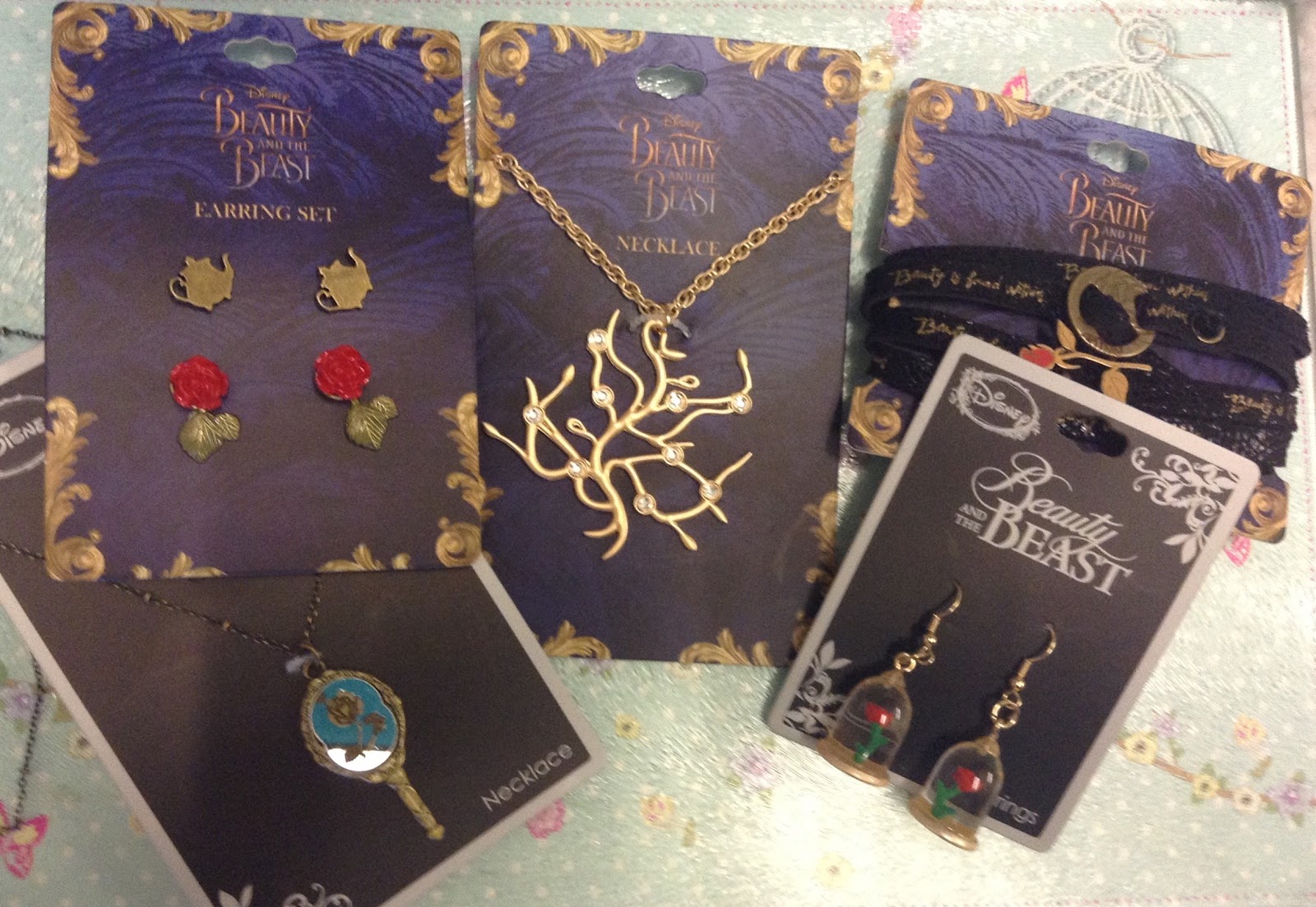 Sparkling Magpie Disney Beauty and the Beast Jewellery