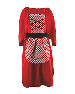 Childs red riding hood costume