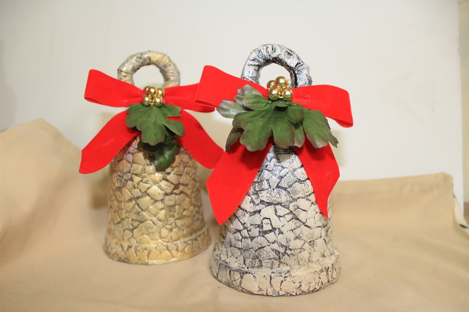 El Rincon de Marylin Como hacer campanas para decorar en navidad