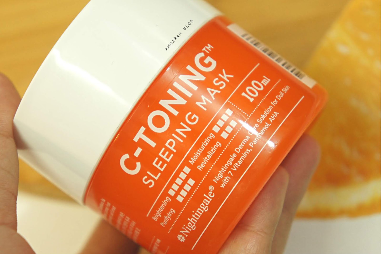 Ammarahblog Review Nightingale CToning Sleeping Mask