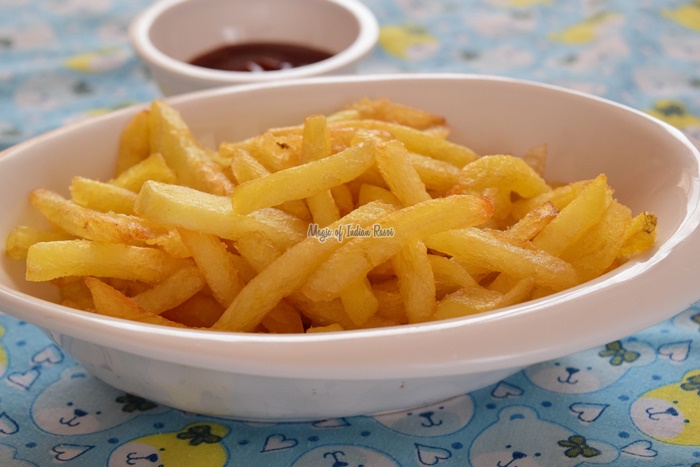 How to Make Perfect Frozen French Fries - Magic of Indian Rasoi -Priya R