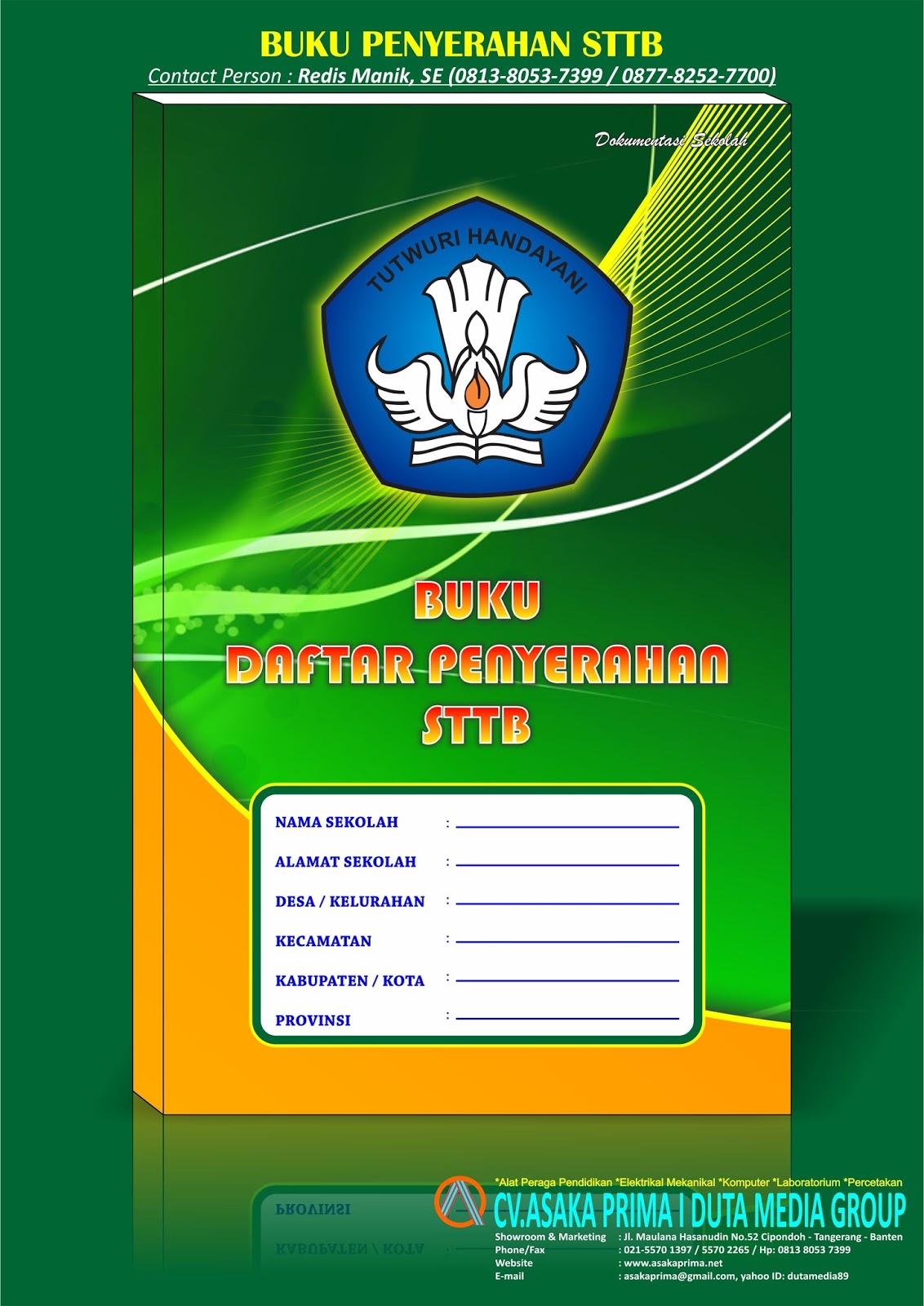 DAFTAR HARGA BUKU ADMINISTRASI SEKOLAH PAUD TK SD SMP SMA