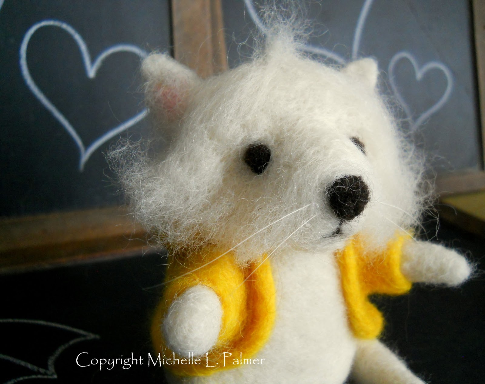 Michelle Palmer Needle felted whiskers n' wool...