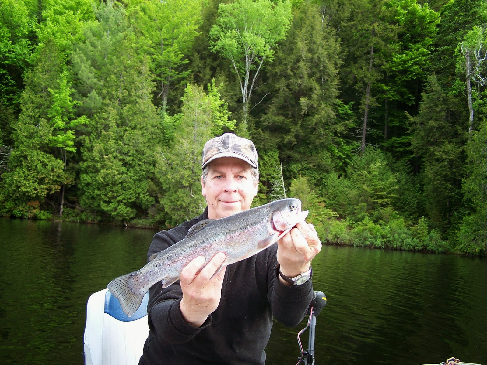 Pêche en Mauricie, guide de pêche, pêche au Québec, truite mouchetée, où pêcher au Québec, Daniel Lefaivre, Parlons pêche