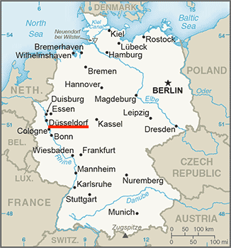 DüSseldorf Karta | Gorje Karta