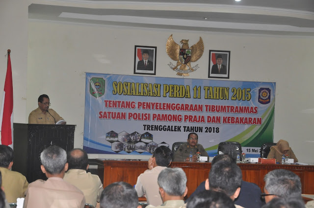 Plt. Sekda Drs. Kusprigianto, MM, Buka Sosialisasi Perda Nomor 11 Tahun 2015