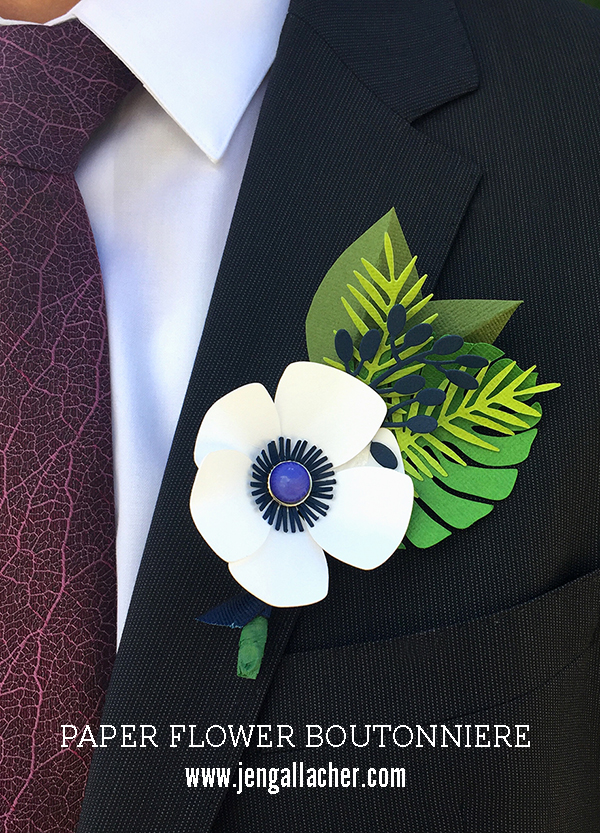 Father's Day Paper Boutonniere Jen Gallacher