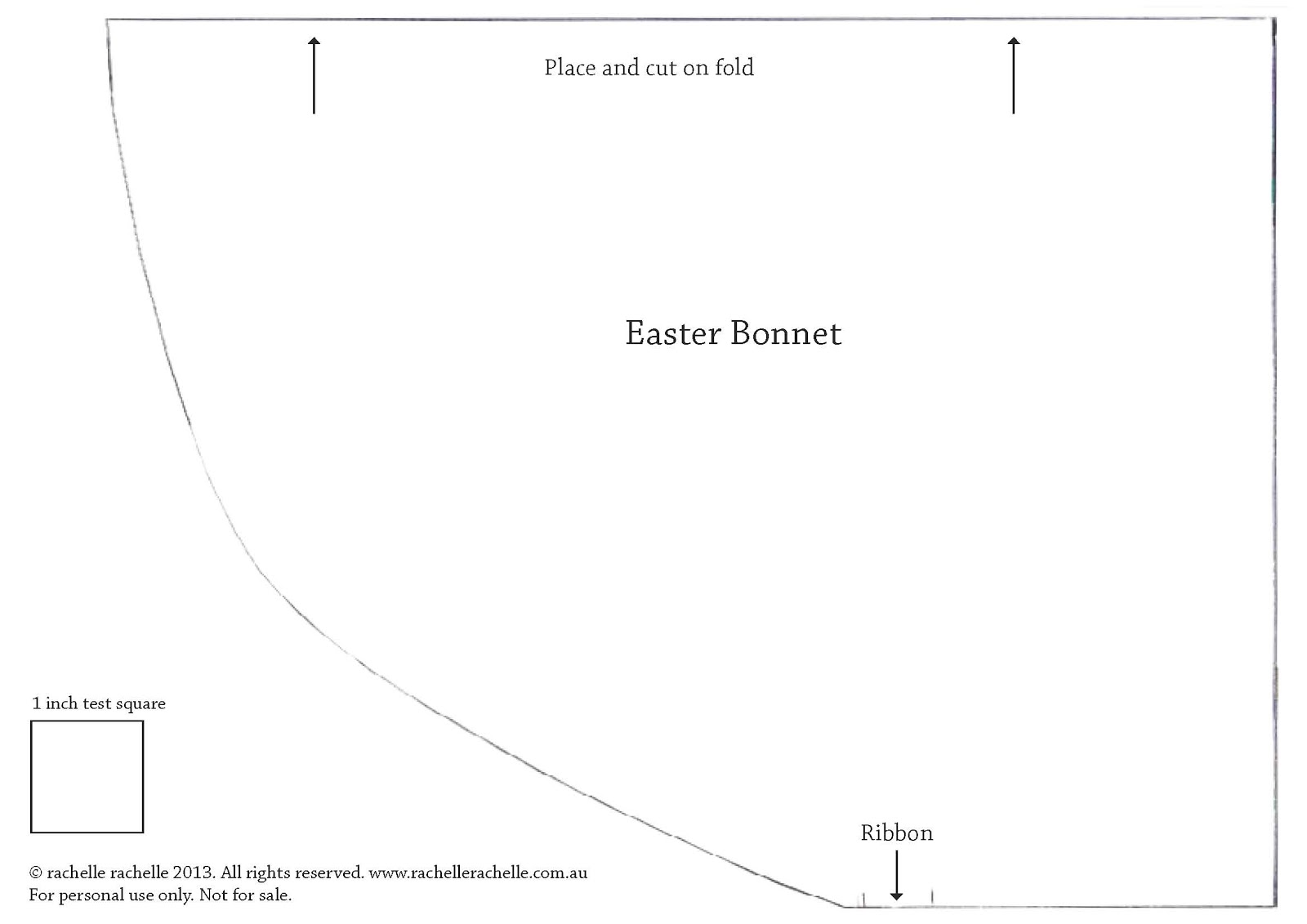 Free Printable Easter Bonnet Templates