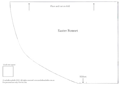 rachelle rachelle: Easy DIY Easter Bonnet