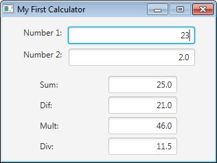 Cristina's Java Programming Blog: Simple JavaFX FXML Calculator Using ...