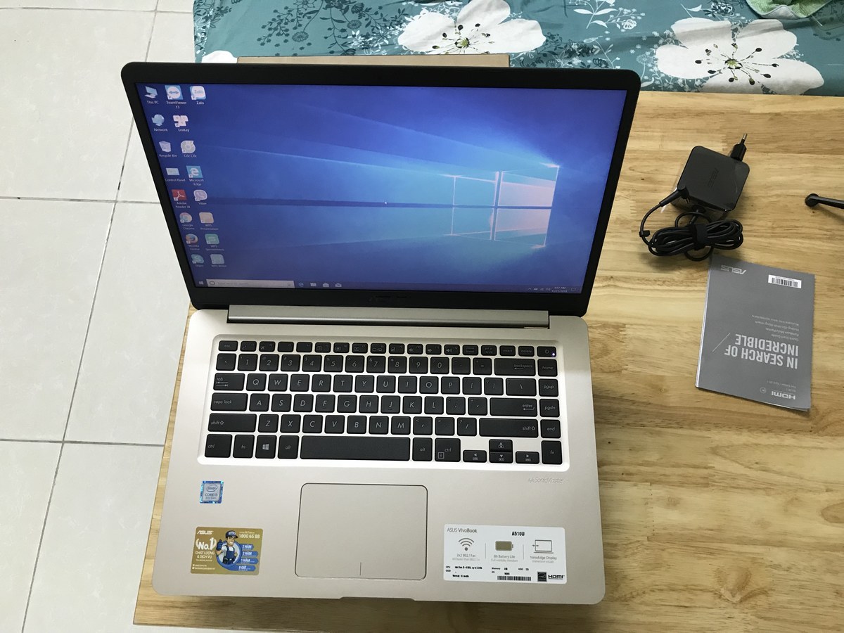 Mở hộp và đánh giá laptop Asus A510UA - EJ111T
